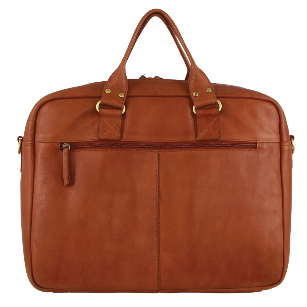 Business Computer Bags Pierre Cardin Italian Leather Computer Bag Masculino Marrom | 5980-XDFVW