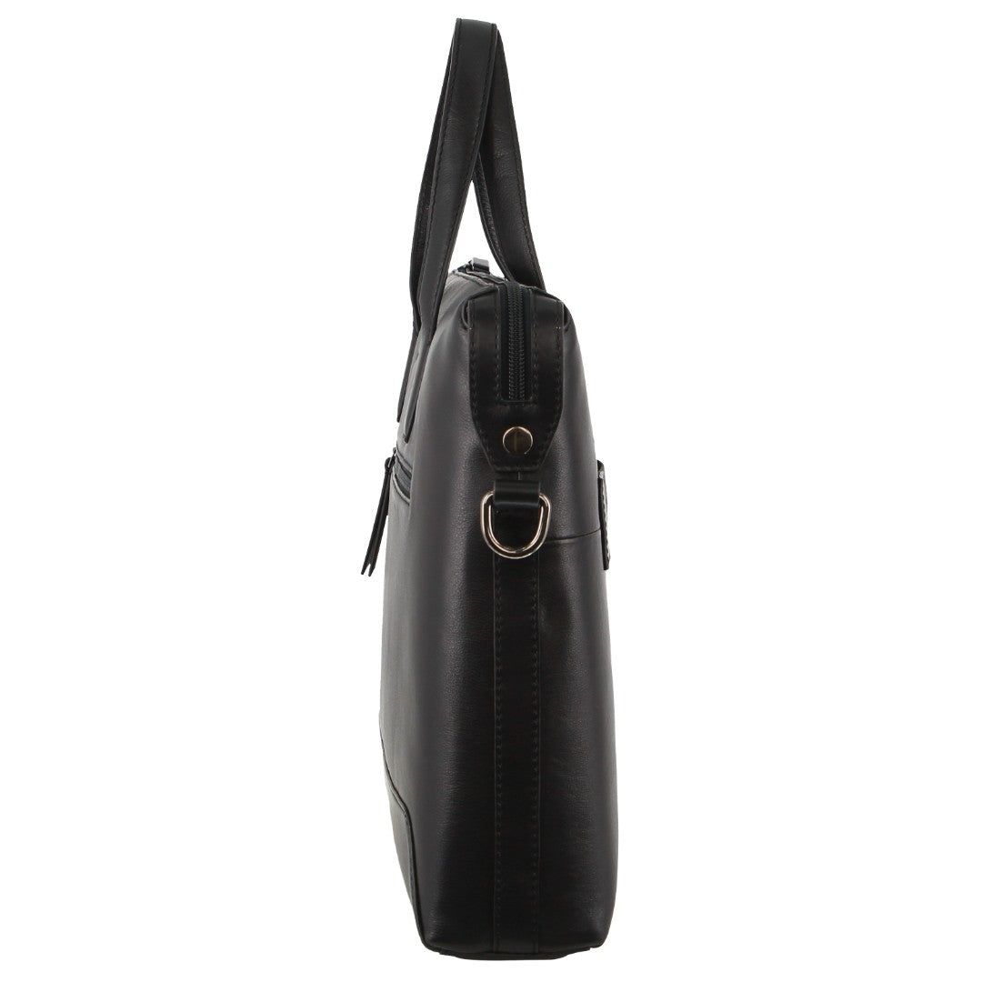 Business Computer Bags Pierre Cardin Leather Business Travel Bag Masculino Pretas | 1603-VJAWT