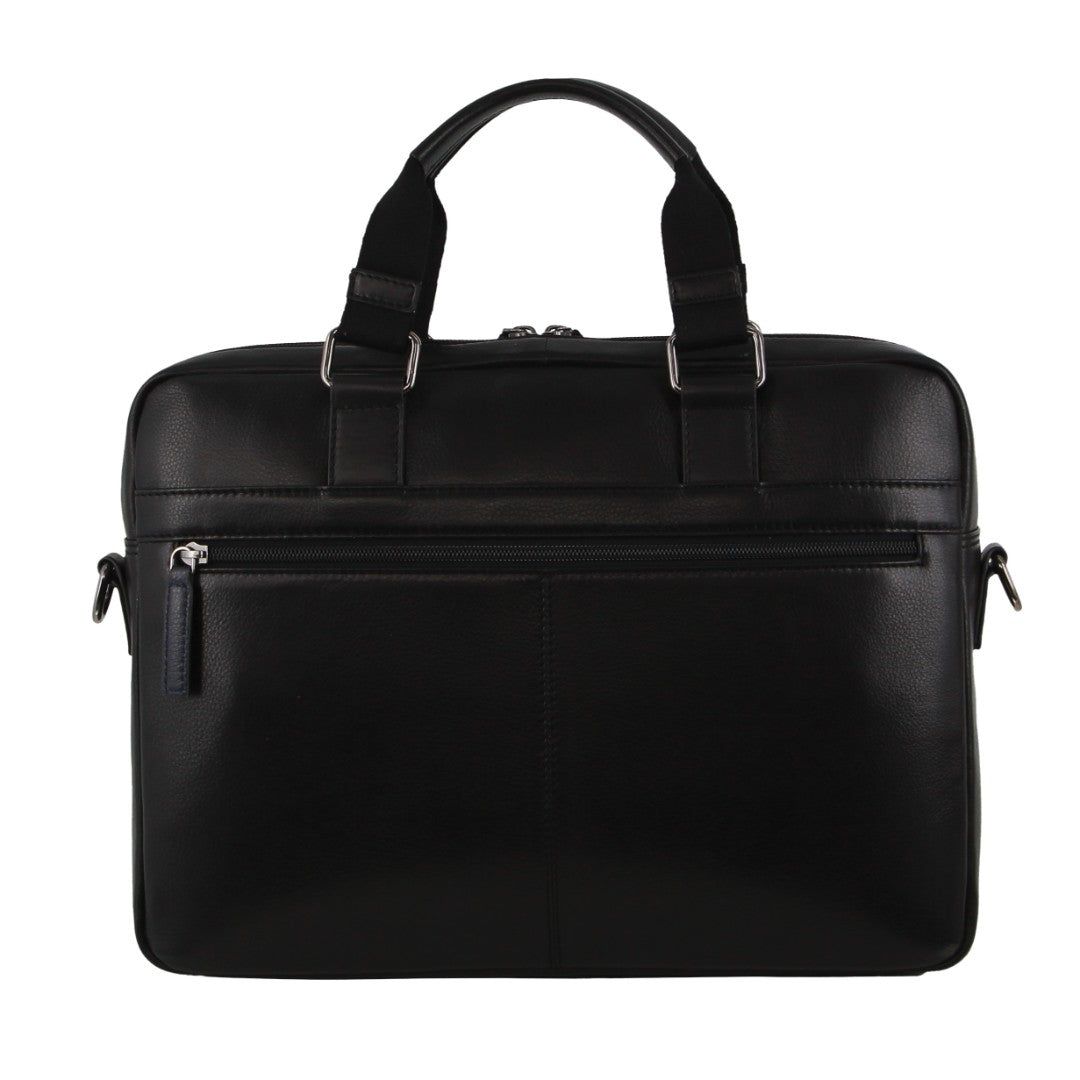 Business Computer Bags Pierre Cardin Leather Business Computer Bag Masculino Azul Marinho | 3549-CGFLA