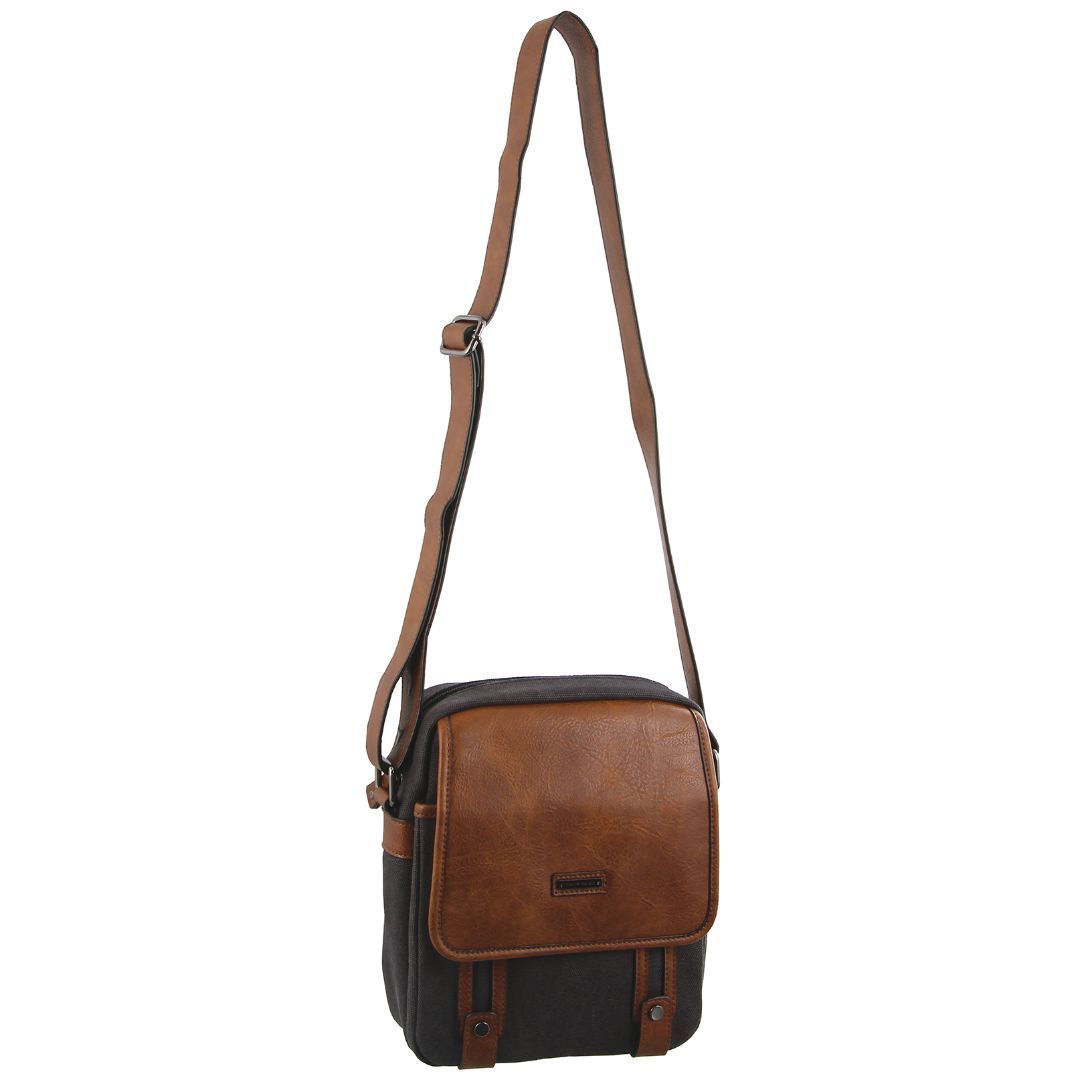 Canvas Bags Pierre Cardin Canvas Cross Body Bag Feminino Pretas | 2148-GVWIX