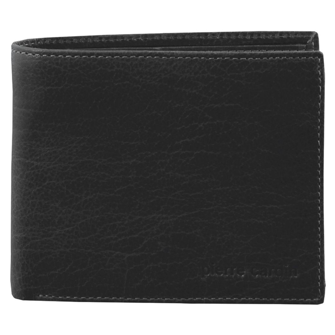 Carteira Trifold Pierre Cardin Rustic Leather Tri-Fold Wallet Masculino Marrom | 7892-NHDAS