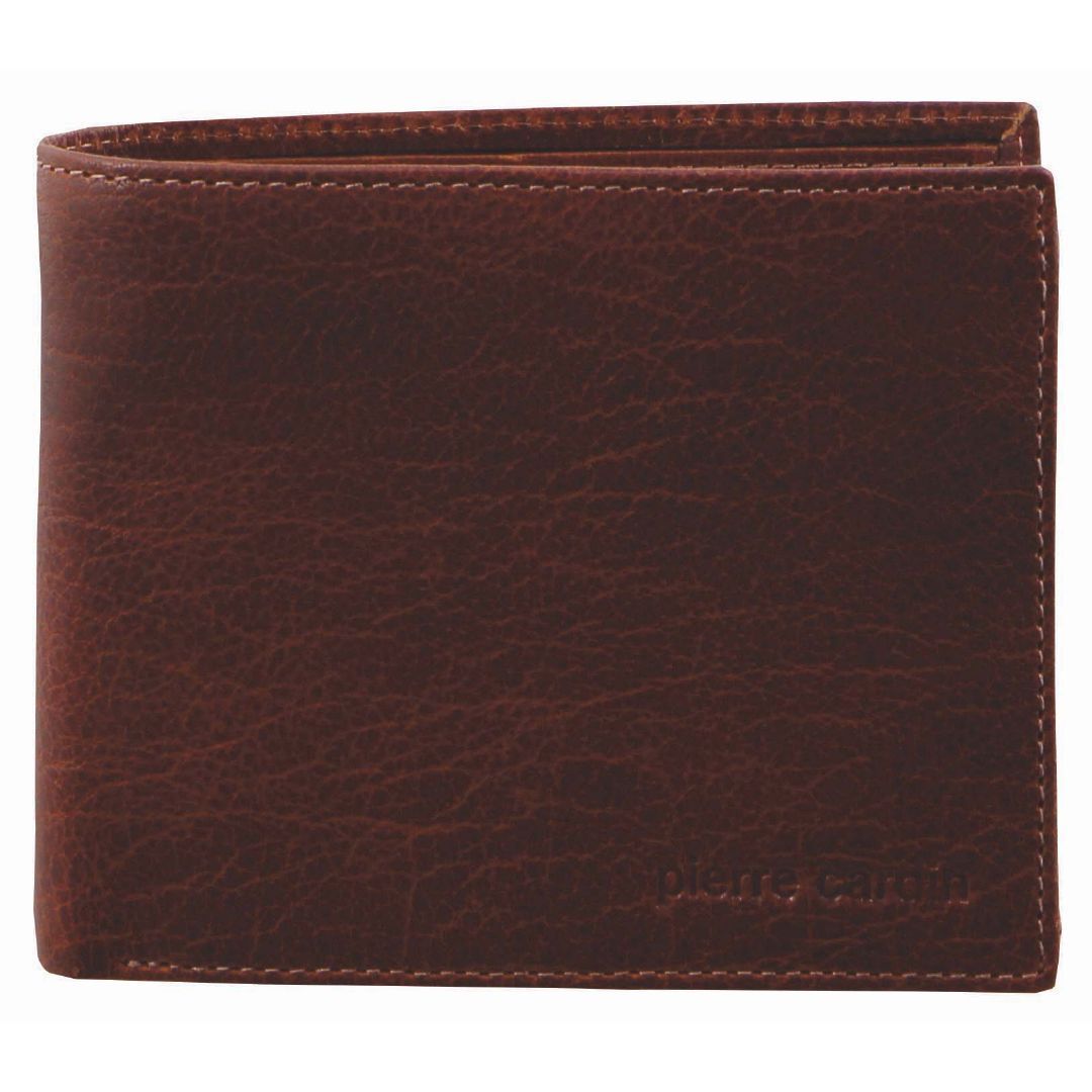 Carteira Trifold Pierre Cardin Rustic Leather Tri-Fold Wallet Masculino Pretas | 6023-VYMNL