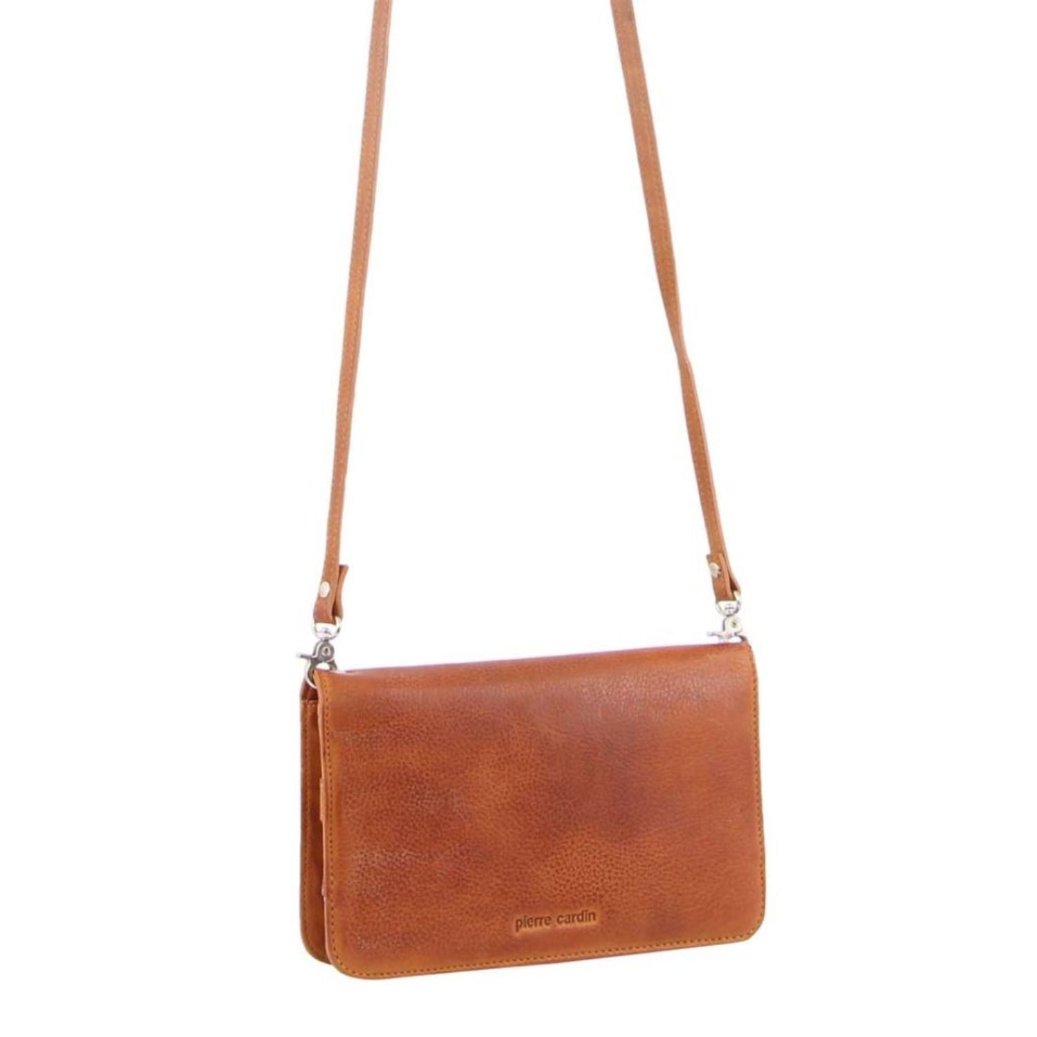 Clutch Pierre Cardin Genuine Leather Clutch Wallet Bag Feminino Luz Turquesa | 4568-XIZJU