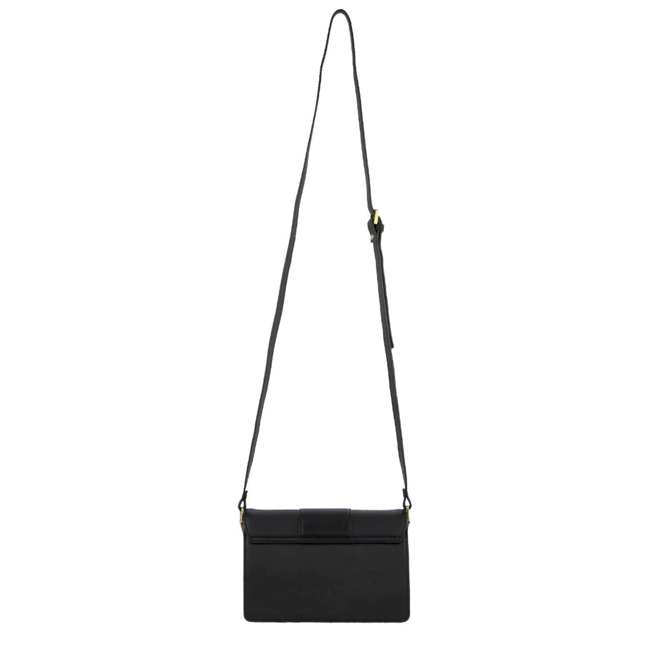 Clutch Pierre Cardin Leather Flapover Cross-Body Clutch Feminino Pretas | 4169-YIGUO