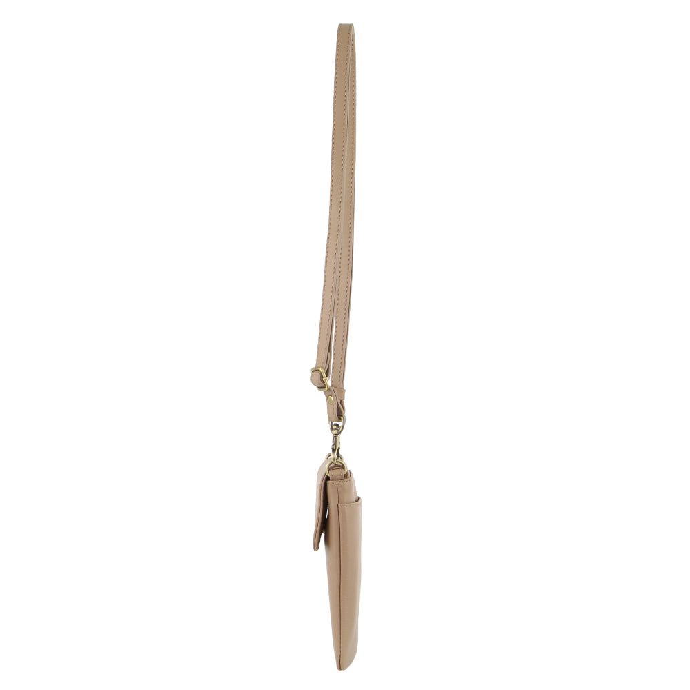 Clutch Pierre Cardin Leather Phone Cross-Body Bag Feminino Douradas | 3189-KXJAY