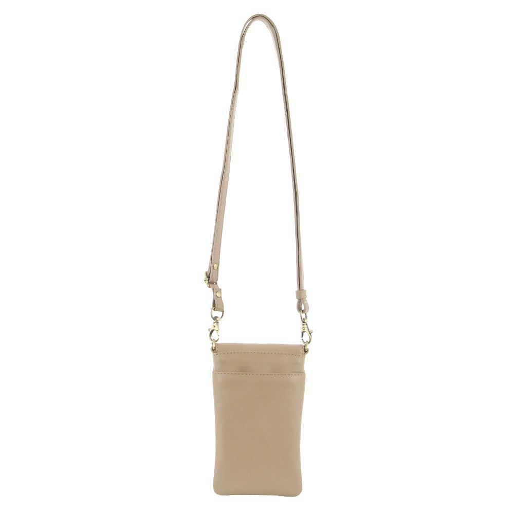 Clutch Pierre Cardin Leather Phone Cross-Body Bag Feminino Douradas | 3189-KXJAY