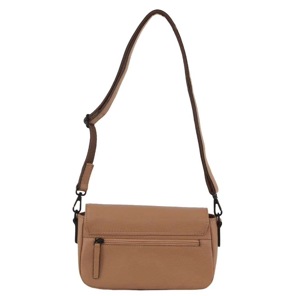 Clutch Pierre Cardin Leather Pleated Design Crossbody Bag Feminino Luz Marrom | 5631-NEALD