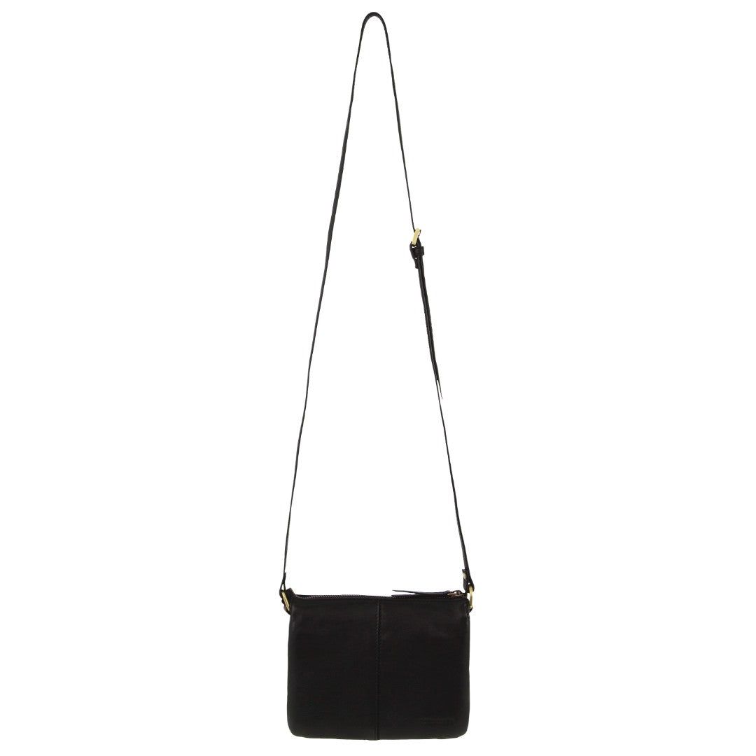 Clutch Pierre Cardin Leather Sleek Crossbody Bag Feminino Pretas | 2348-QZWAG