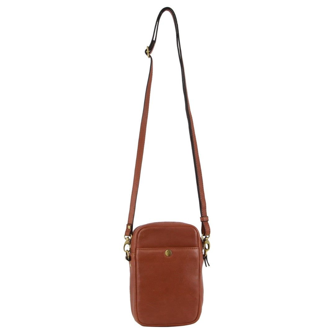 Clutch Pierre Cardin leather Textured Design Phone Bag Feminino Marrom | 3596-LYAEG