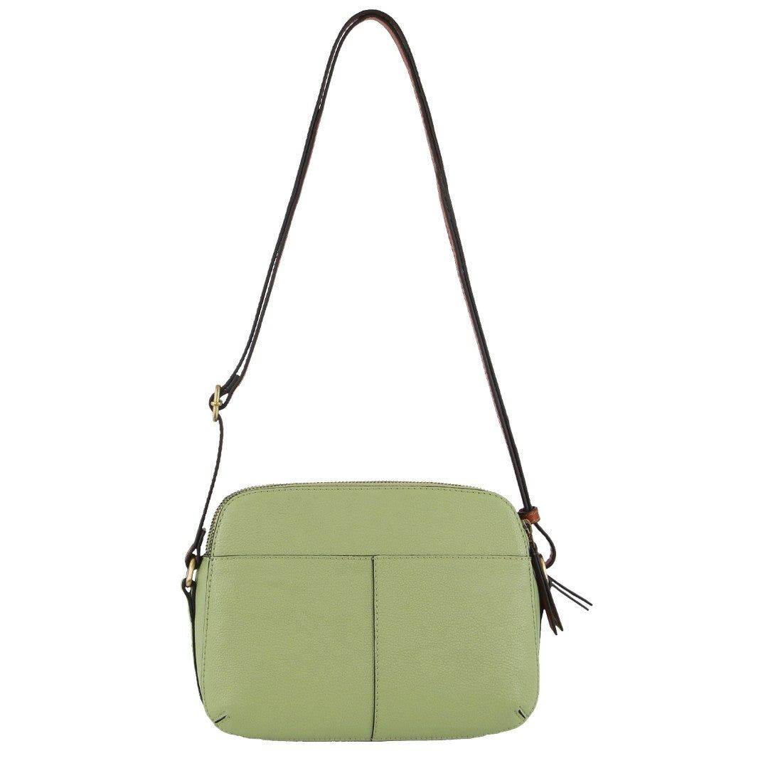 Handbags Pierre Cardin Leather Classic Crossbody Bag Feminino Jade | 8132-PAWOS