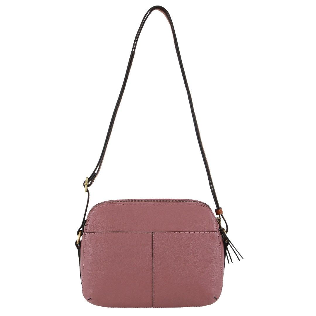 Handbags Pierre Cardin Leather Classic Crossbody Bag Feminino Rosa | 9638-BDJRH