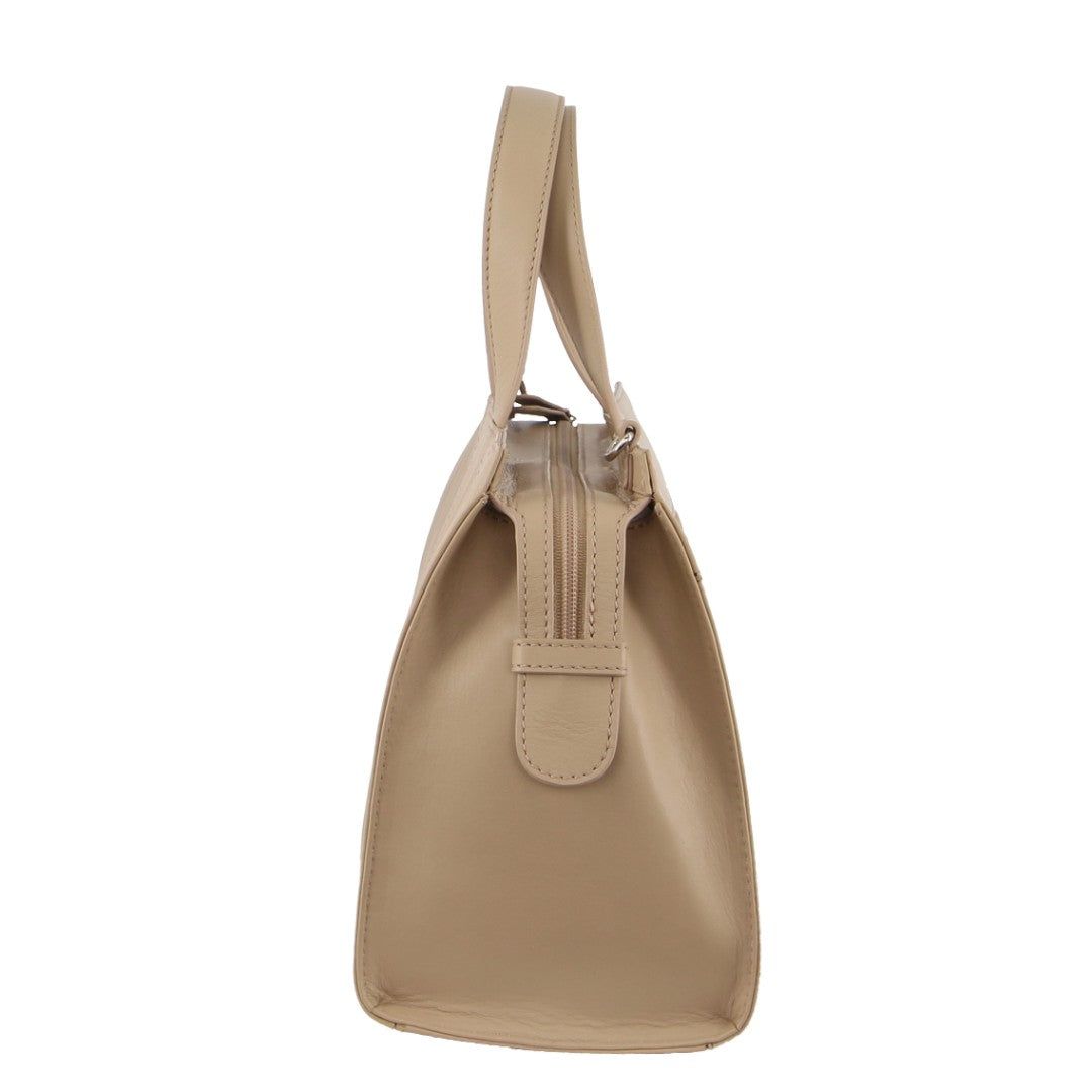 Handbags Pierre Cardin Leather Stitch-design Tote Bag Feminino Douradas | 3426-WQZPY