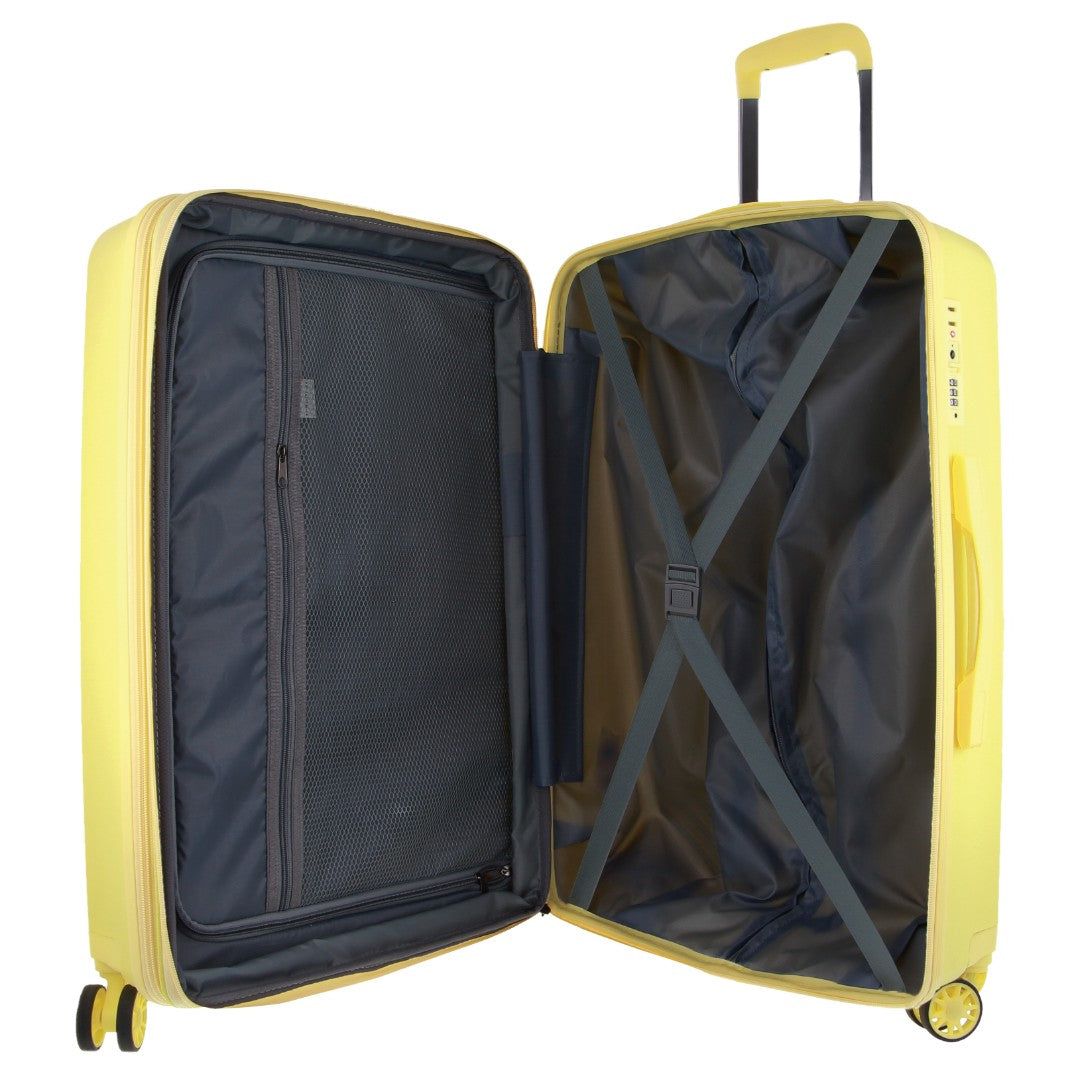 Hard Shell Cases Pierre Cardin 65cm Medium Hard-Shell Suitcase Travel Amarelas | 8560-VGFZH