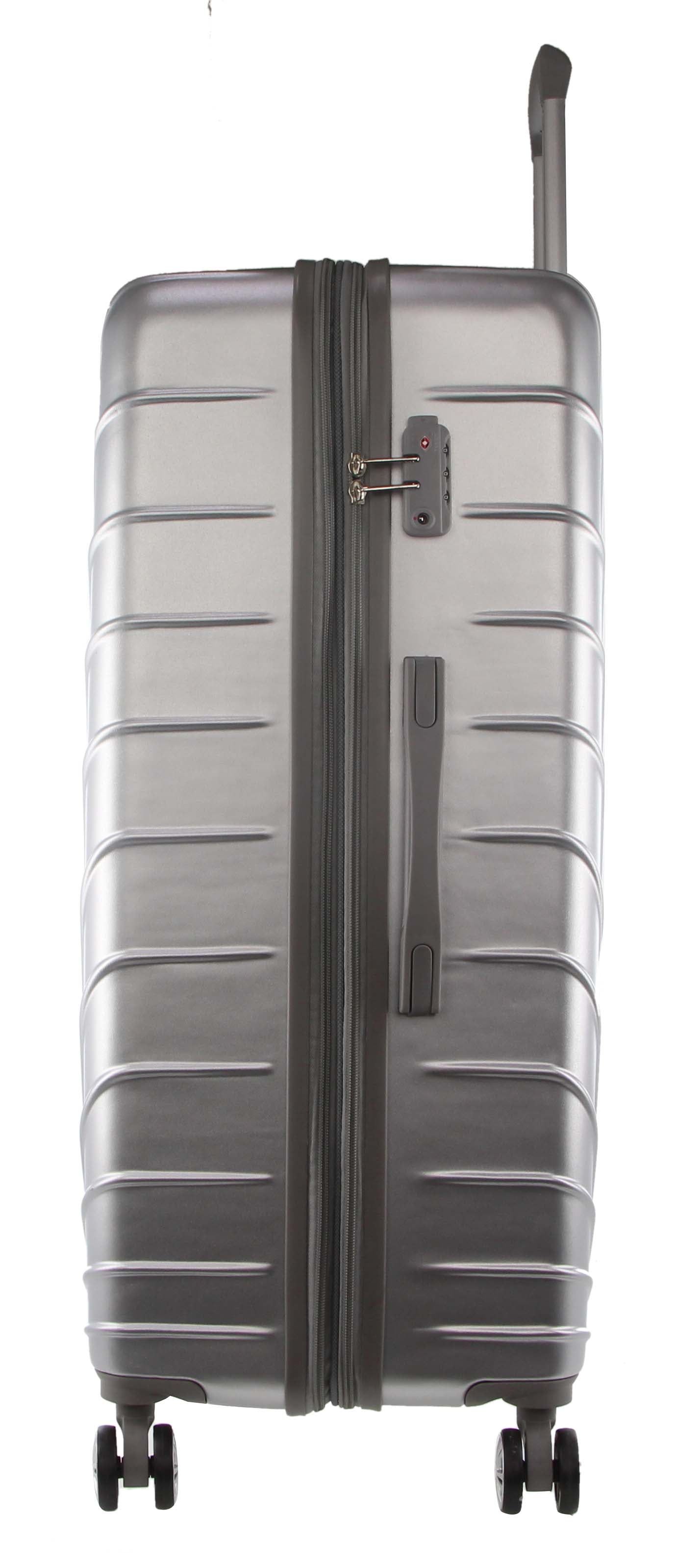 Hard Shell Cases Pierre Cardin 80cm LARGE Hard Shell Case Travel Prateadas | 5786-YPREJ