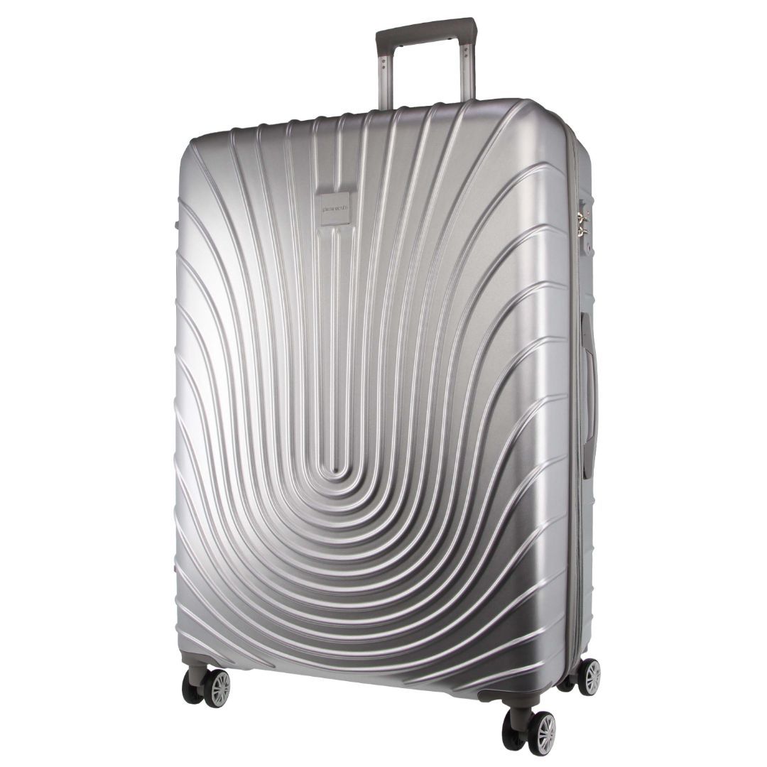 Hard Shell Cases Pierre Cardin 80cm LARGE Hard Shell Case Travel Prateadas | 5786-YPREJ