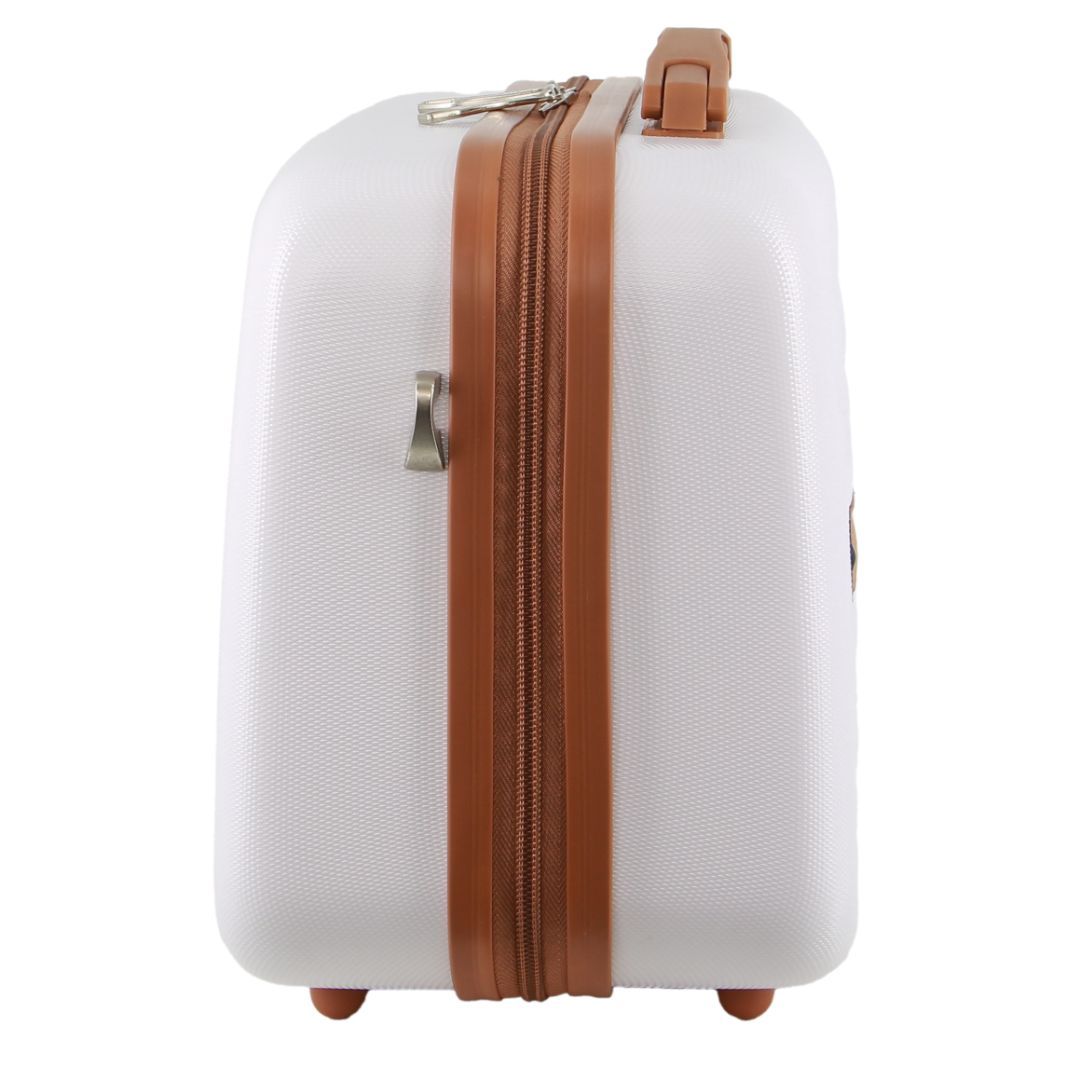 Hard Shell Cases Pierre Cardin Hard Shell Beauty Case Travel Branco | 5478-KPDUS