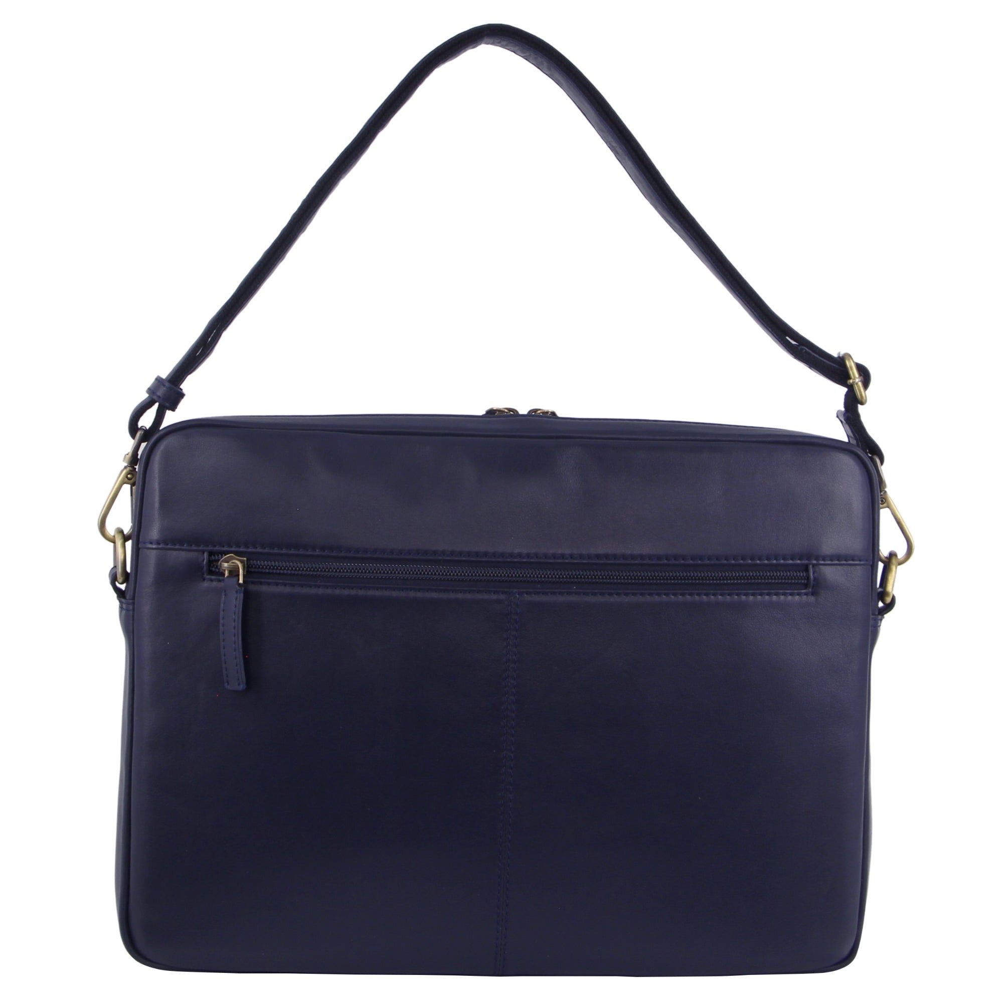 Laptop Pierre Cardin Croc-Embossed Leather Business Computer Bag Travel Azul Marinho | 5817-AJWLB