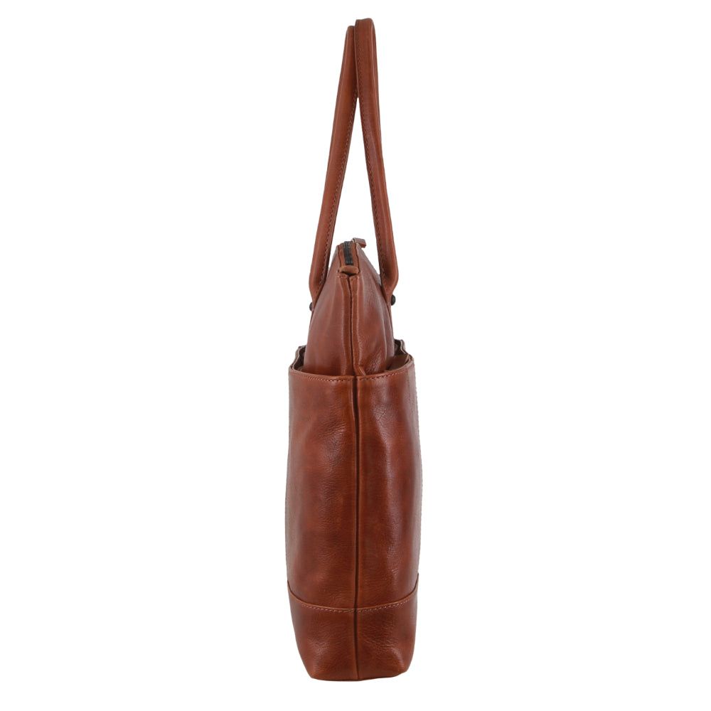 Laptop Pierre Cardin Leather Computer Bag Travel Marrom | 9687-MQOVY