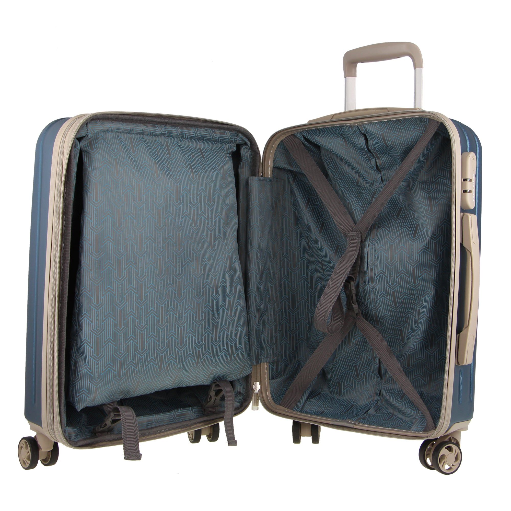 Medium Cases Pierre Cardin 70cm Medium Hard-Shell Suitcase Travel Azuis | 6934-LBEFT