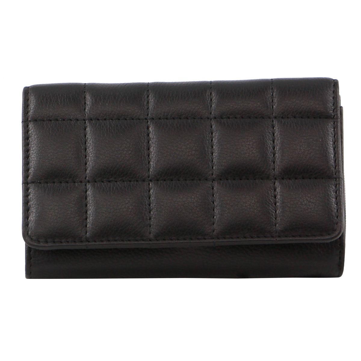 Medium Wallets Pierre Cardin Pleated Leather Tri-Fold Wallet Feminino Pretas | 3179-ZIANK