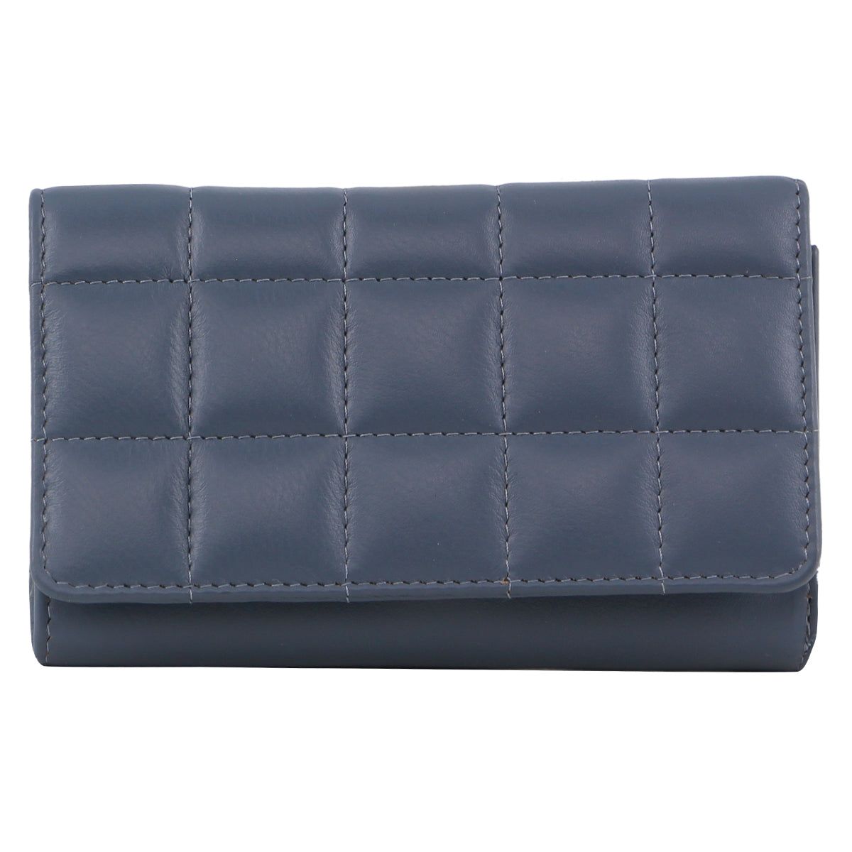 Medium Wallets Pierre Cardin Pleated Leather Tri-Fold Wallet Feminino Cement | 6435-QJGSW