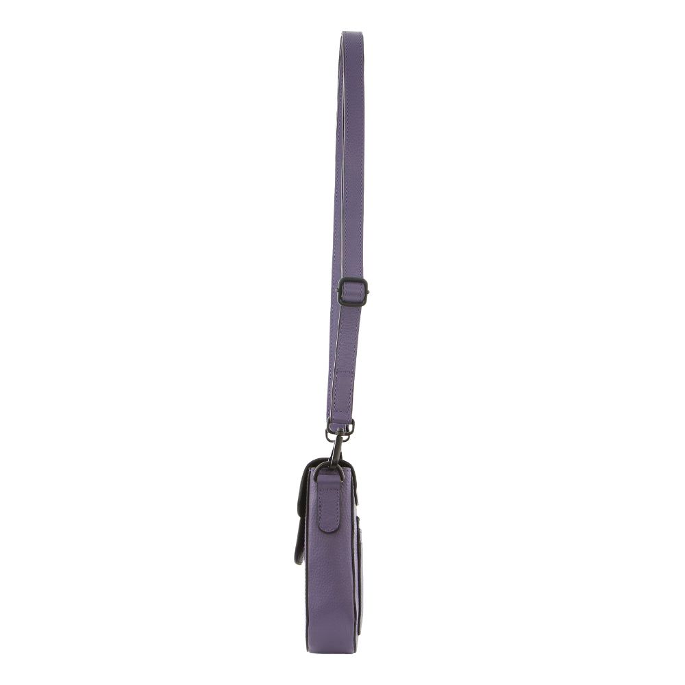 Mobile Phone Wallets Pierre Cardin Leather Rustic Phone Bag Feminino Roxo | 7348-NDXLJ