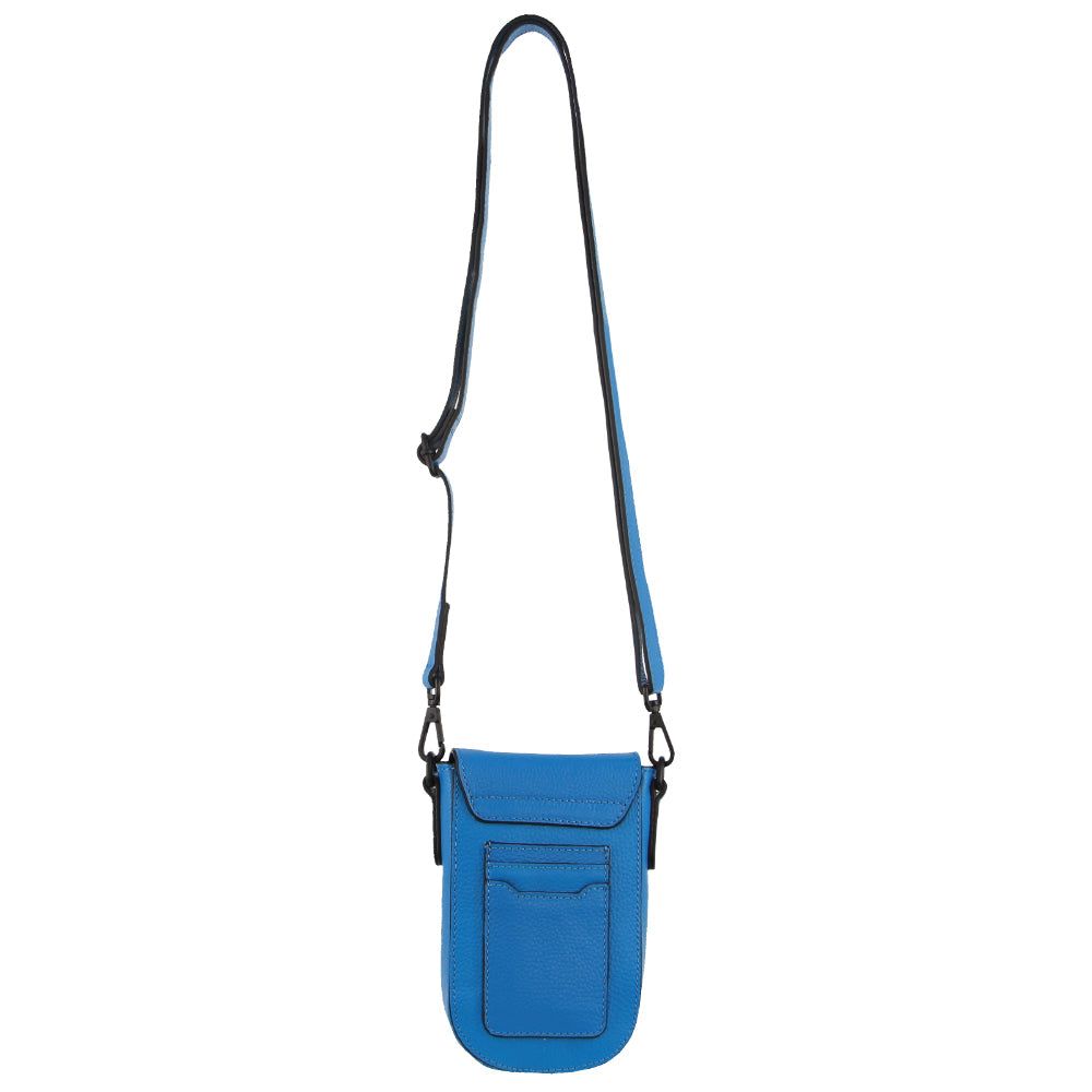 Mobile Phone Wallets Pierre Cardin Leather Rustic Phone Bag Feminino Luz Turquesa | 7285-VBFGL