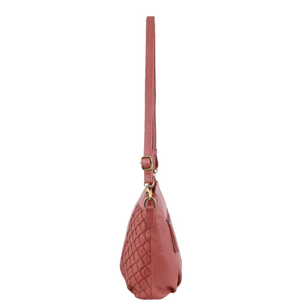 Mobile Phone Wallets Pierre Cardin Leather Embossed Crossbody Bag Feminino Marsala | 6490-WDBCJ