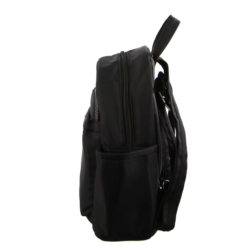 Mochilas Pierre Cardin Anti-Theft Backpack Feminino Pretas | 7312-SQEMK