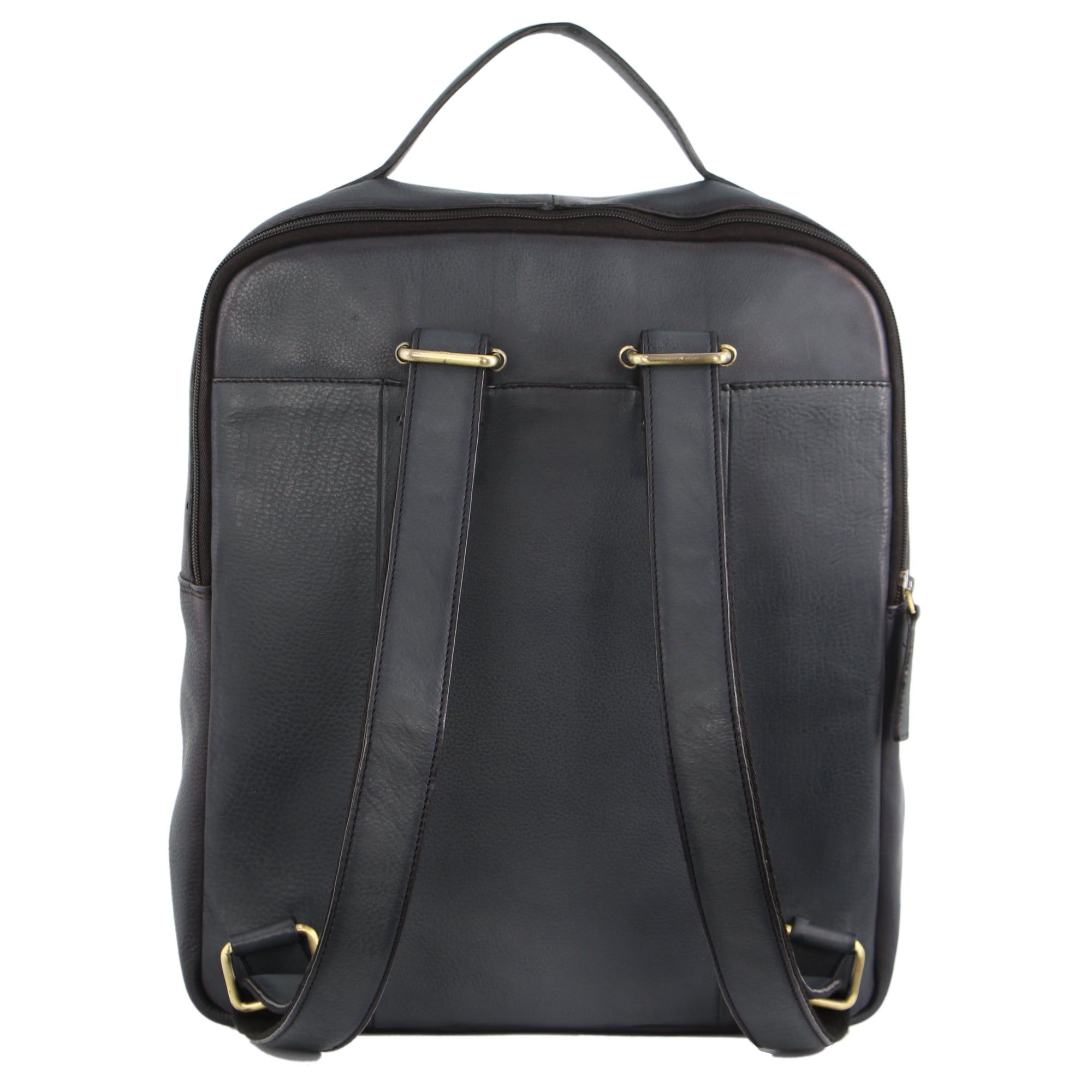 Mochilas Pierre Cardin Rustic Leather Business Backpack Computer Bag Masculino Pretas | 6984-LFKQZ