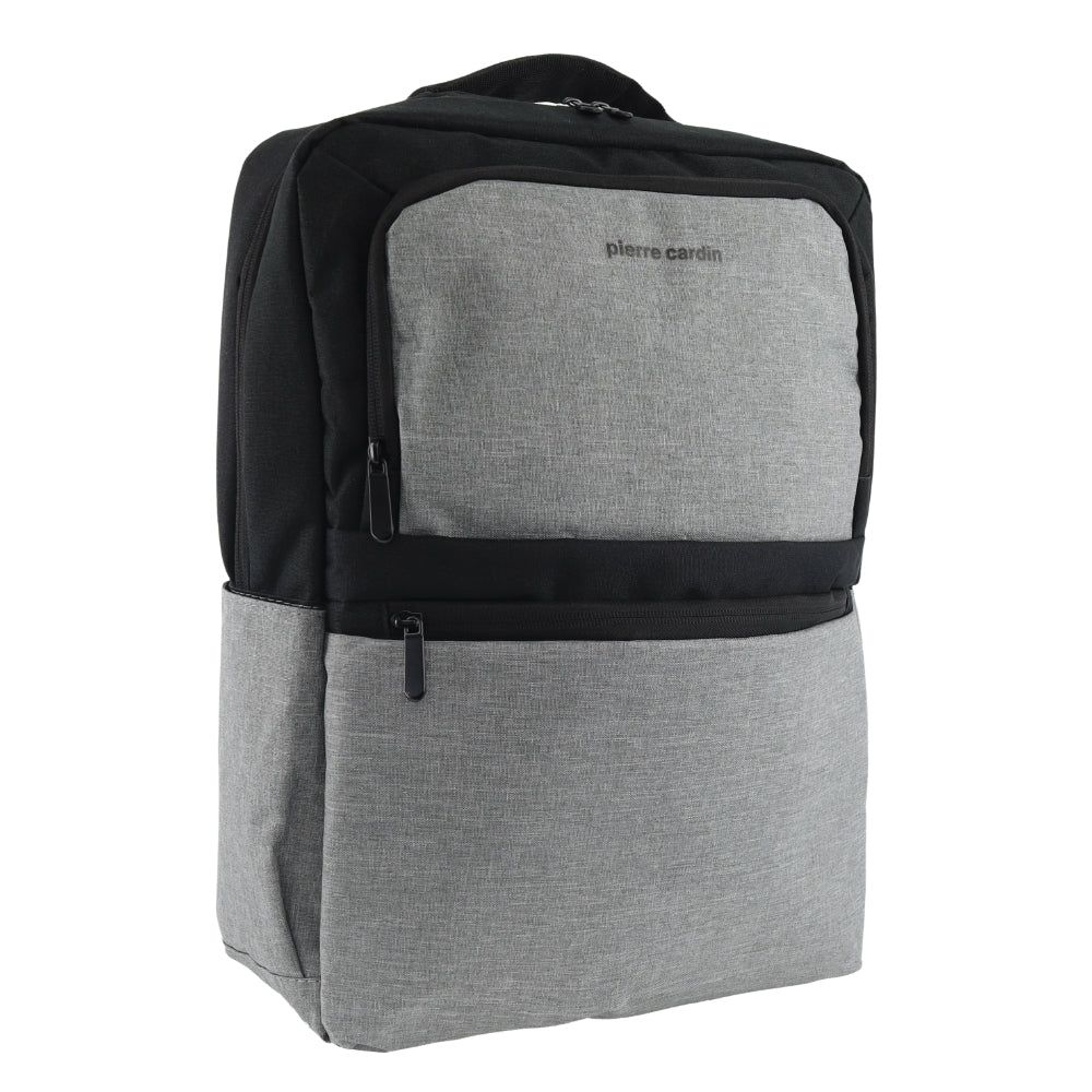 Mochilas Pierre Cardin Travel & Business Backpack with Built-in USB Port Masculino Cinzentas | 1705-MCFKX