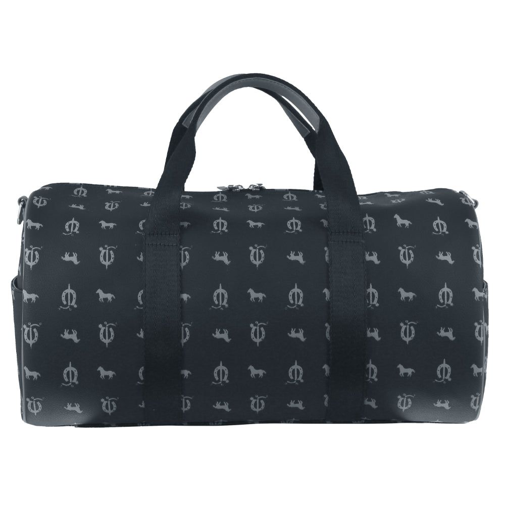 Overnight Bags Pierre Cardin Leather Canvas Print Design Duffle Bag Masculino Azuis | 5293-DRFVT