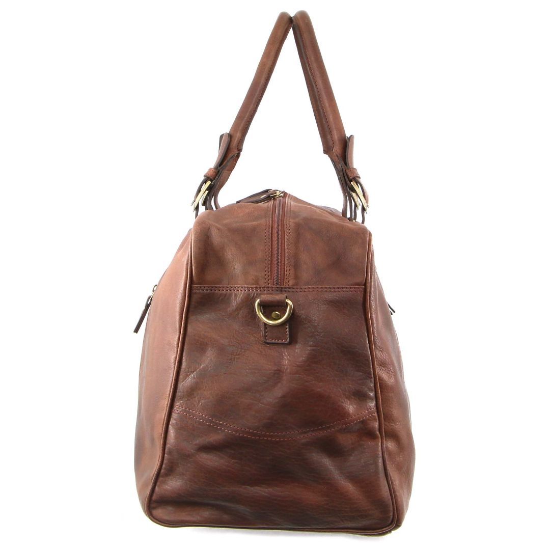 Overnight Bags Pierre Cardin Rustic Leather Business Overnight Bag Masculino Chocolate | 1085-NSKAB
