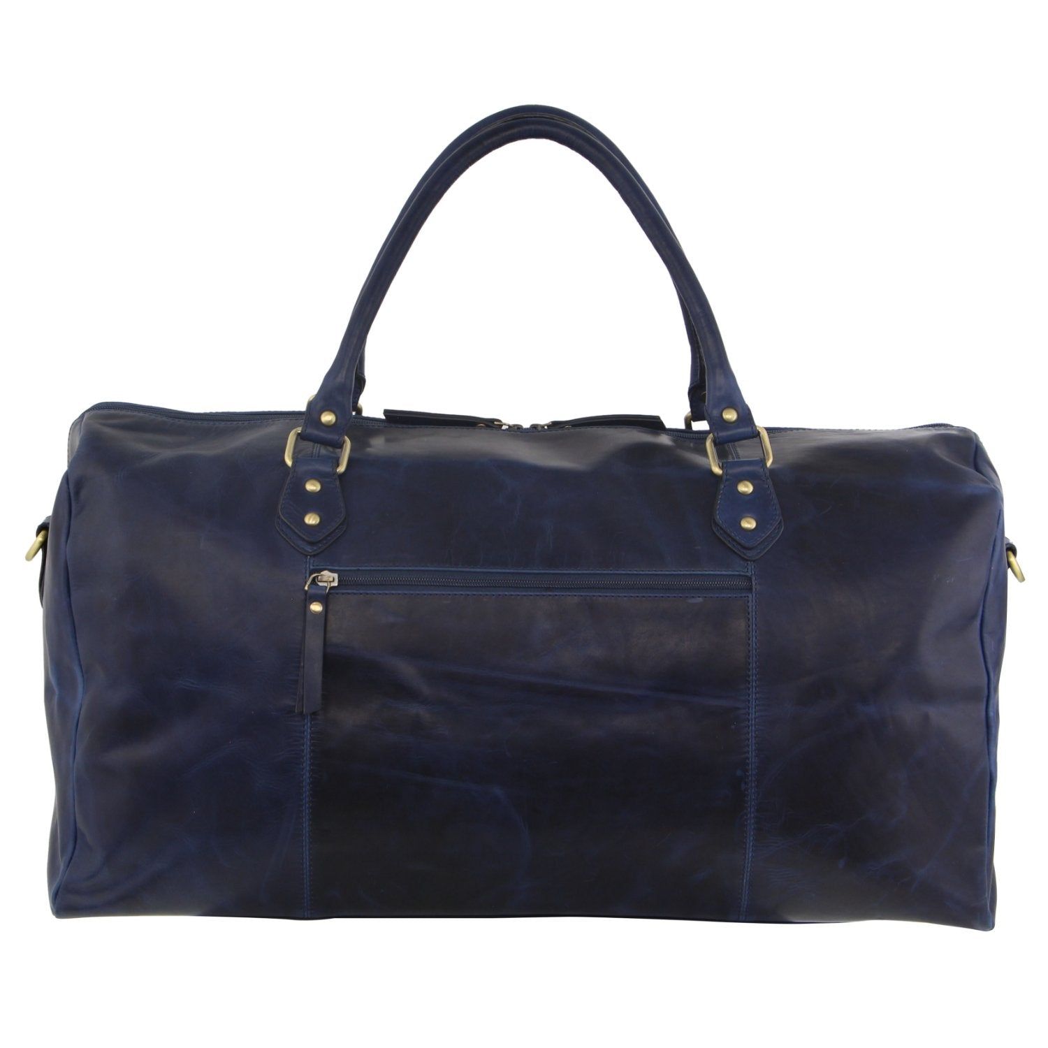 Overnight Bags Pierre Cardin Smooth Leather Overnight Bag Masculino Midnight | 7142-FSWKT