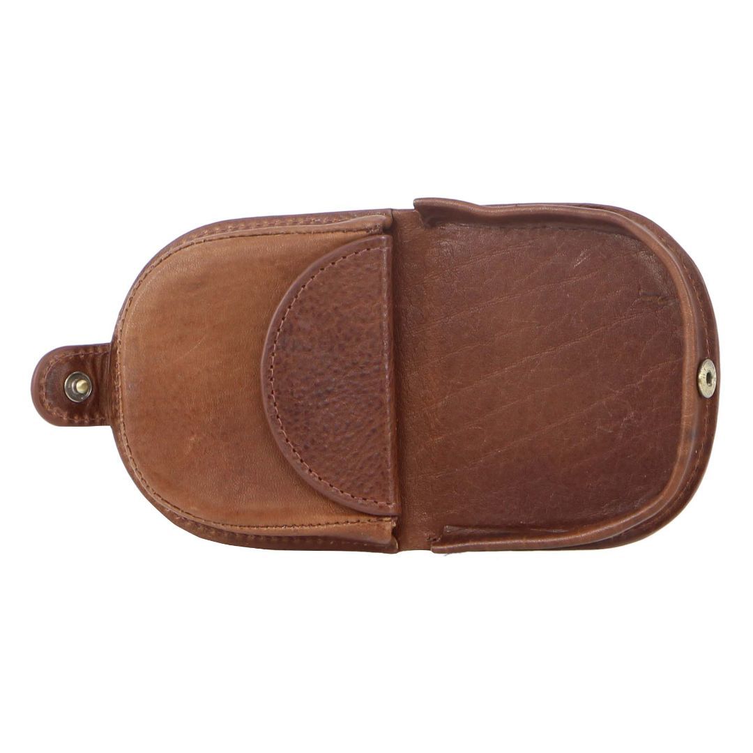 Porta Cartões Pierre Cardin Italian Leather Coin Purse Masculino Marrom | 2548-UQCLF