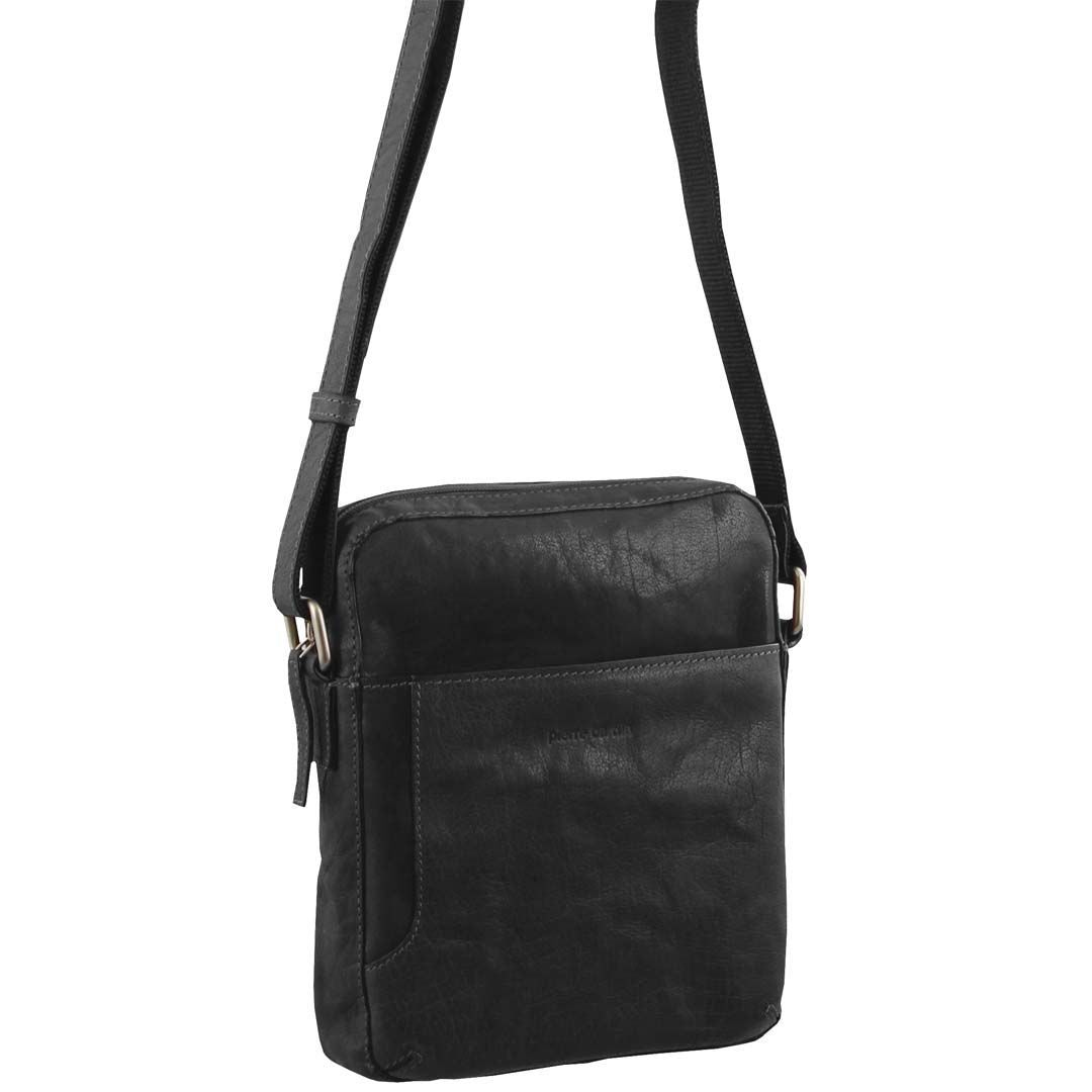 Tablet Bags Pierre Cardin Rustic Leather Cross Body Tablet Bag Masculino Marrom | 6598-OQXCK